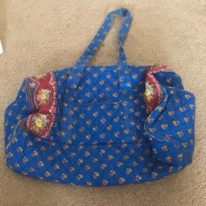 Floral duffel bag